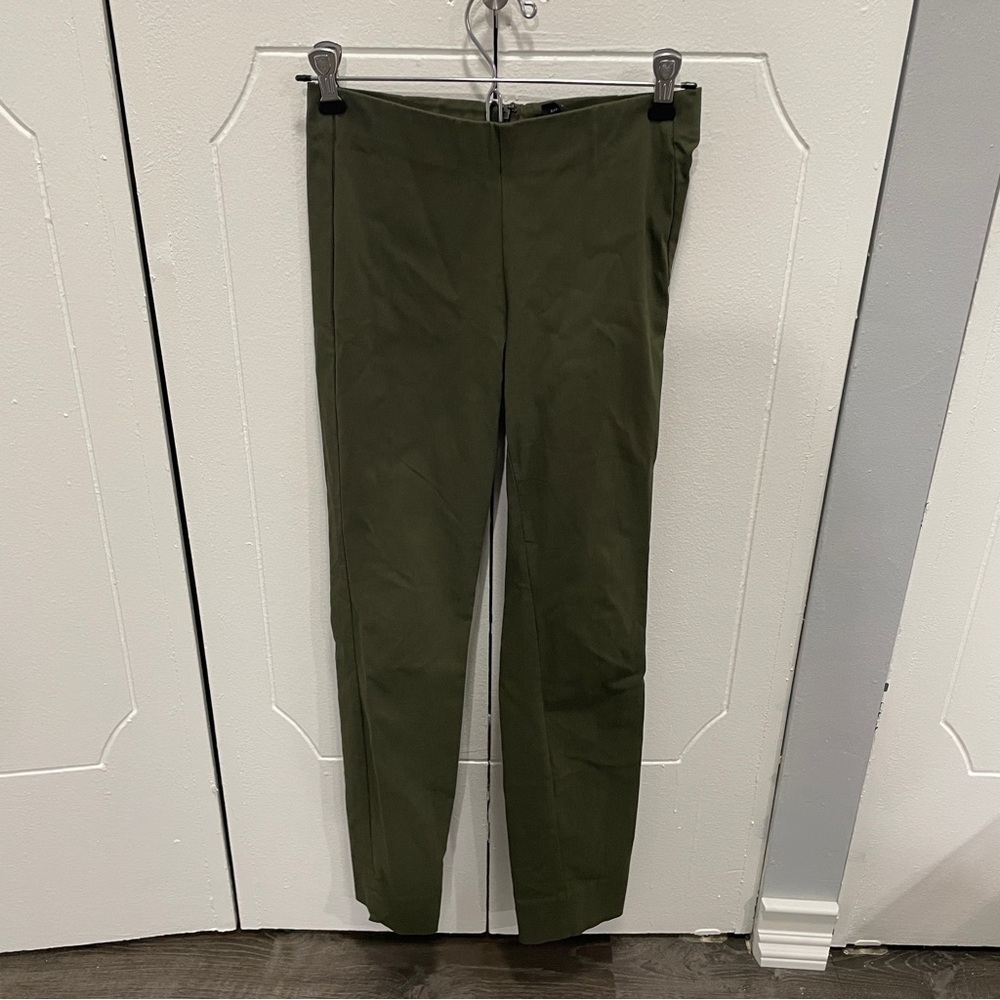 Who What Wear Green Straight Leg Pants